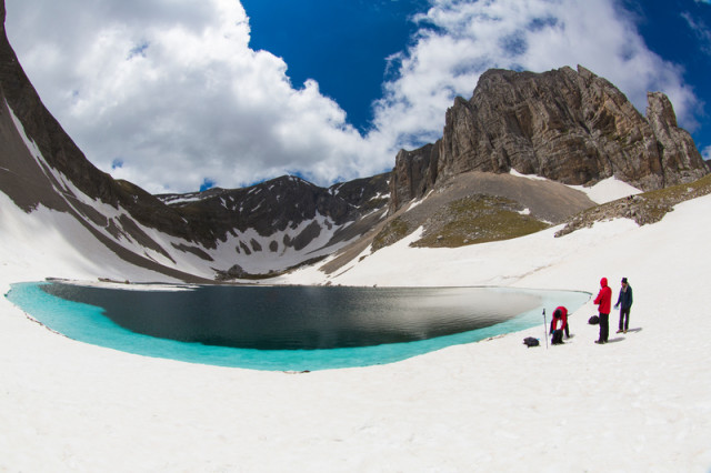 Expedition à Pilato Lake en Italie