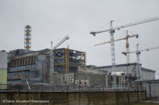 Démantèlement d'un réacteur à Tchernobyl