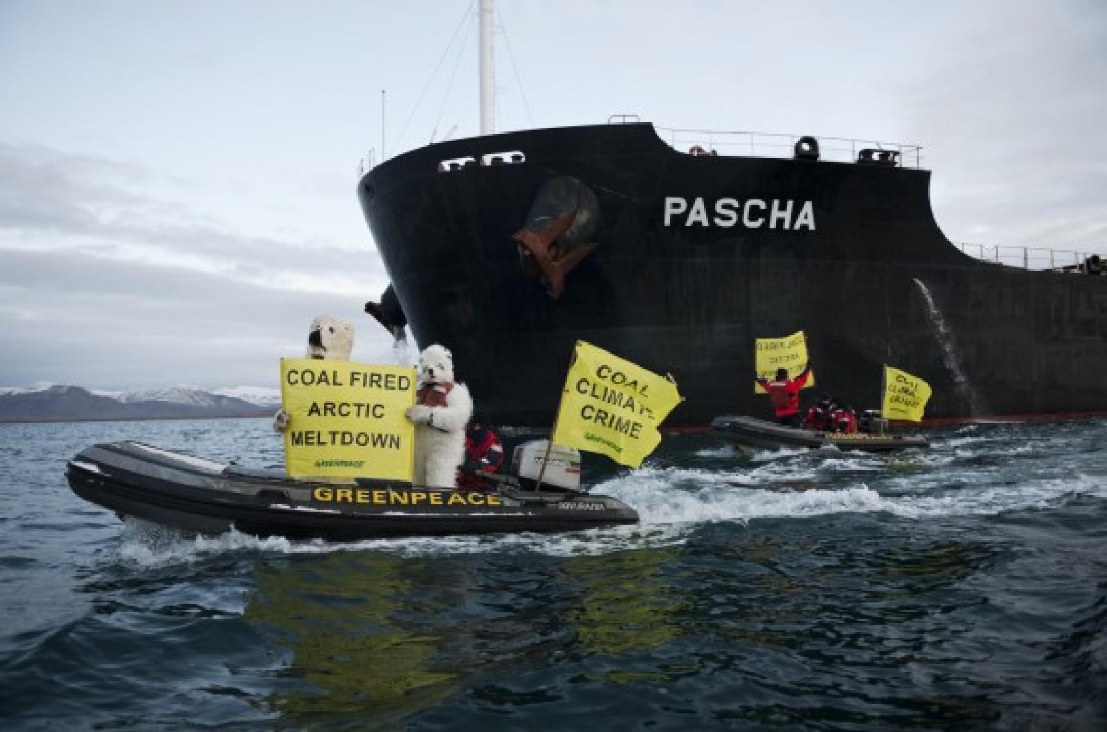 Greenpeace Contre Le Charbon En Arctique Greenpeace France