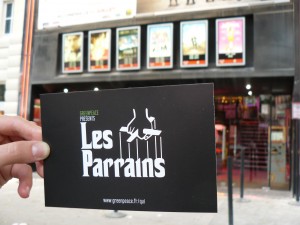 Le 10 juillet les militants du groupe local de Paris étaient présents devant des cinémas de Paris pour dénoncer la main-mise de certains groupes d'influence sur la politiquer énergétique de la France.