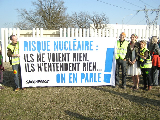 Fermeture Fessenheim nucleaire 9 mars 2014 Greenpeace Groupe local Vallée de Chevreuse