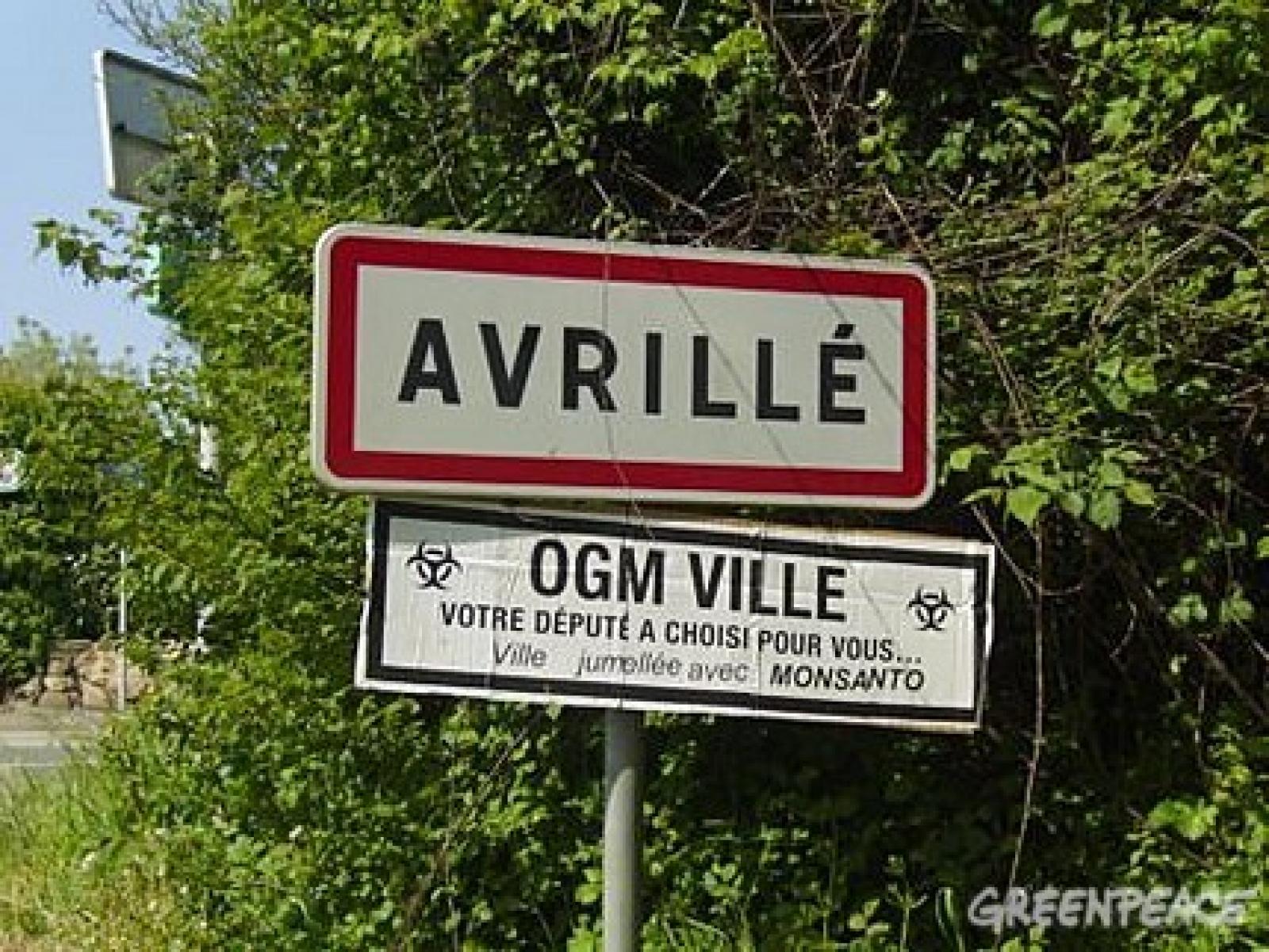 

Deux membres du groupe de Greenpeace à Angers, Franck Coquereau et Nicolas 