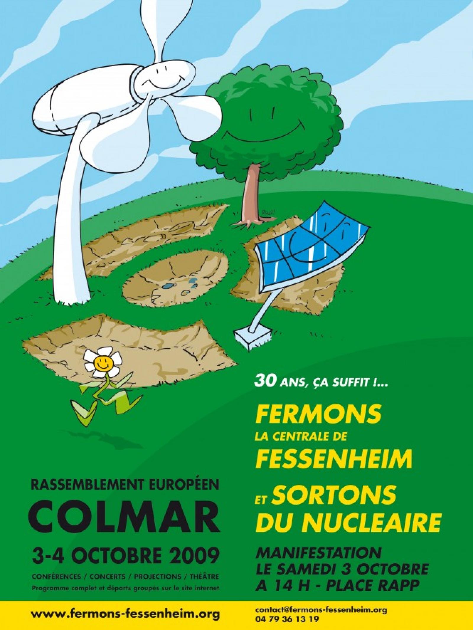 En octobre, la centrale nucléaire de Fessenheim, la plus vieille de France, ser