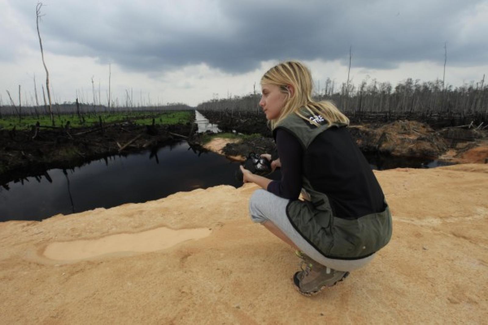 L'actrice française Mélanie Laurent s'est rendue pendant quatre jours à l