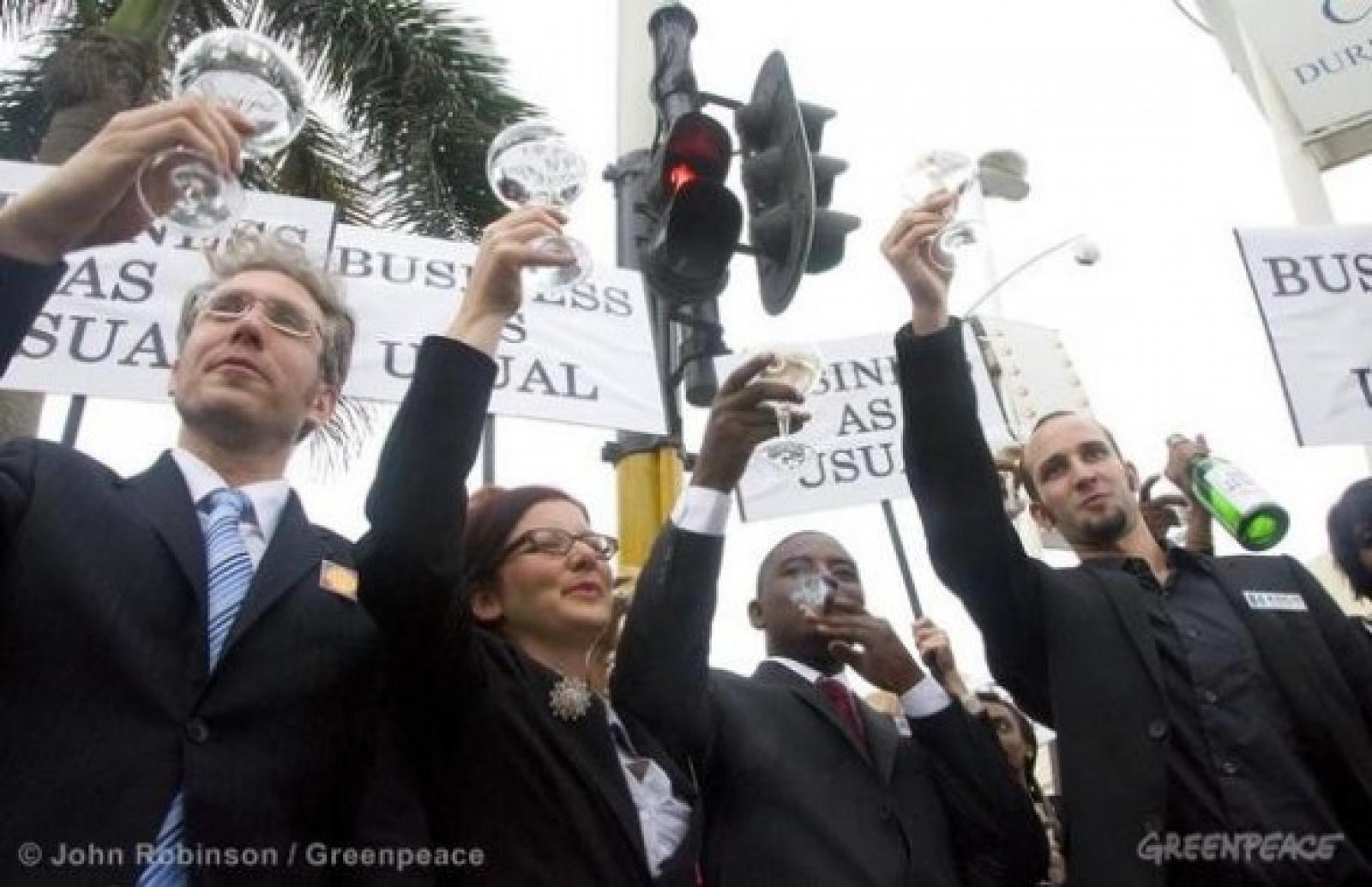 Les chefs d'État et ministres participant à la conférence de l'ONU sur le c