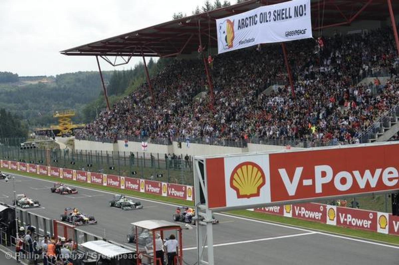 Lors du Grand Prix de Belgique de Formule 1, ce dimanche sur le circuit de Spa, 