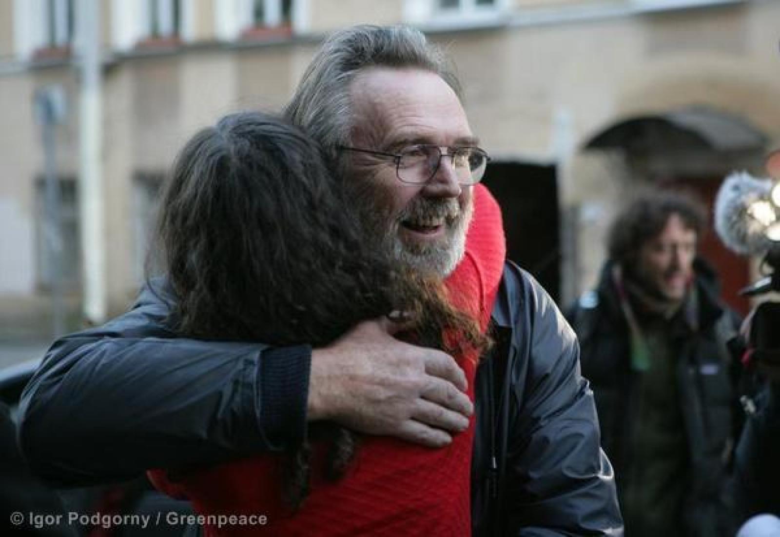 Aujourd'hui, le dernier des 30 de l'Arctique à avoir obtenu une libération