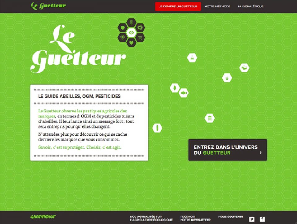 Le Guetteur - Le guide abeilles, pesticides, OGM observe les pratiques agricoles