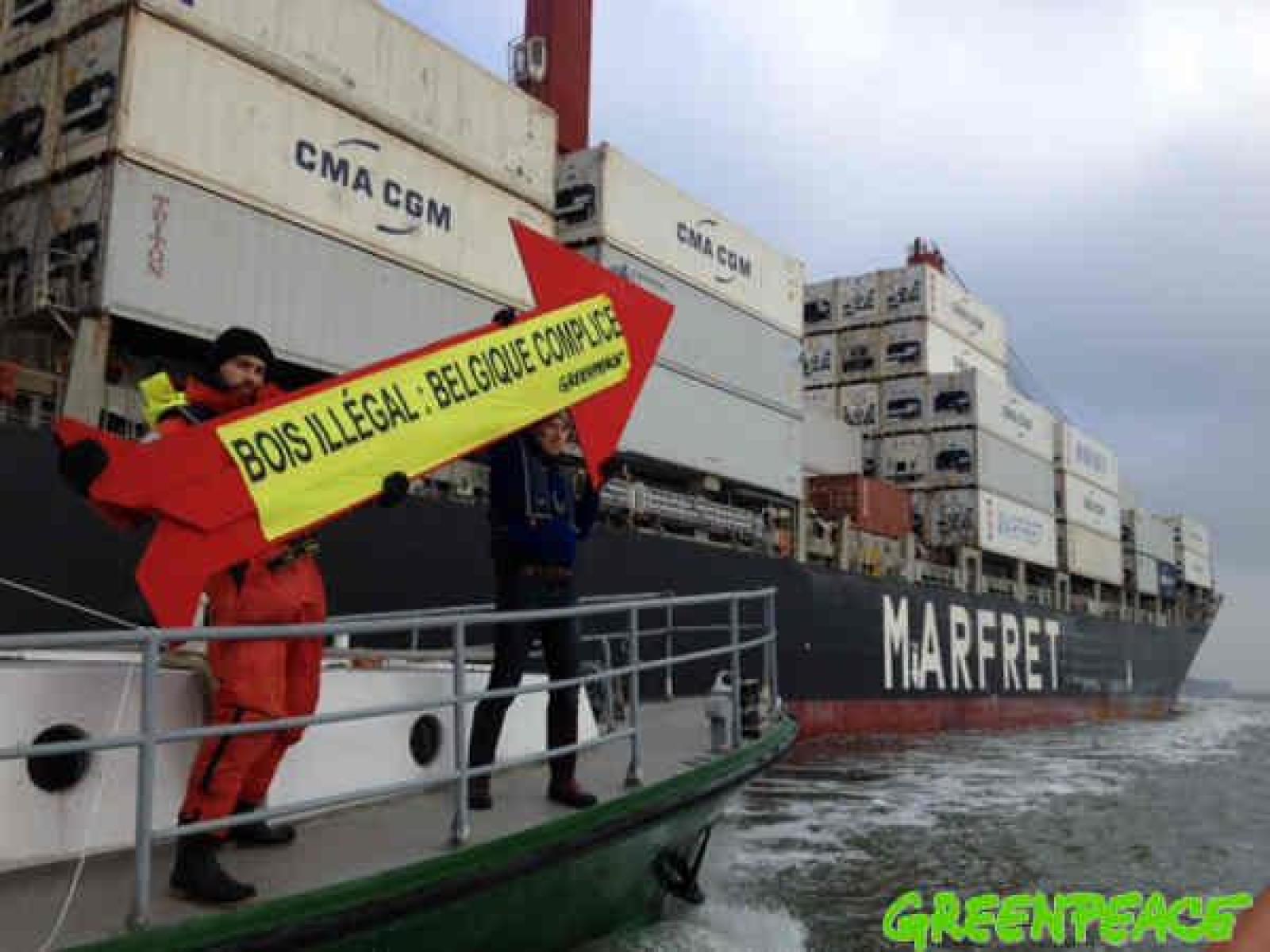 Pour mémoire, cette enquête de Greenpeace montre que des camions ont chargé des grumes dans une forêt publique, où aucune coupe n'est autorisée, puis ont effectué de nombreuses rotations nocturnes jusqu'à plusieurs scieries de l'État du Pará, dont Rainbow Trading. 