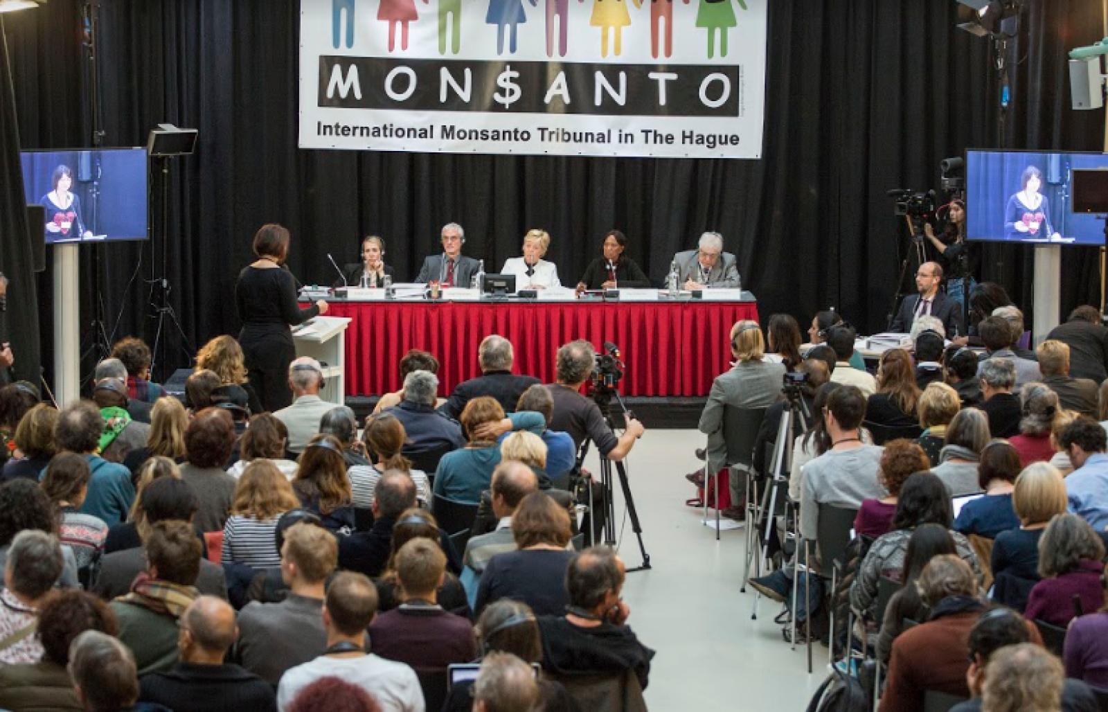 Du 14 au 16 octobre 2016 des agriculteurs, des scientifiques et des activistes du monde entier se sont rassemblés au Tribunal Monsanto à La Hague, aux Pays-Bas. Leur objectif ? Dénoncer la multinationale de l'agroalimentaire pour crimes contre l'humanité, crimes contre l'environnement et écocide.