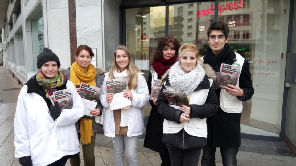 Le lundi 30 janvier 2017, malgré la pluie et le froid nous nous sommes rendus d