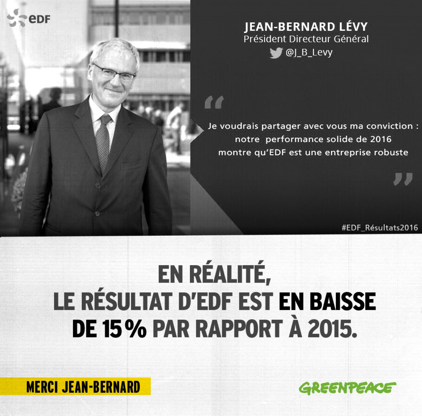 EDF publiait ce 14 février ses résultats annuels 2016. Malgré l'accumulatio