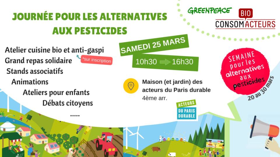 Dans le cadre de la Semaine pour les alternatives aux pesticides, Bio Consom'act