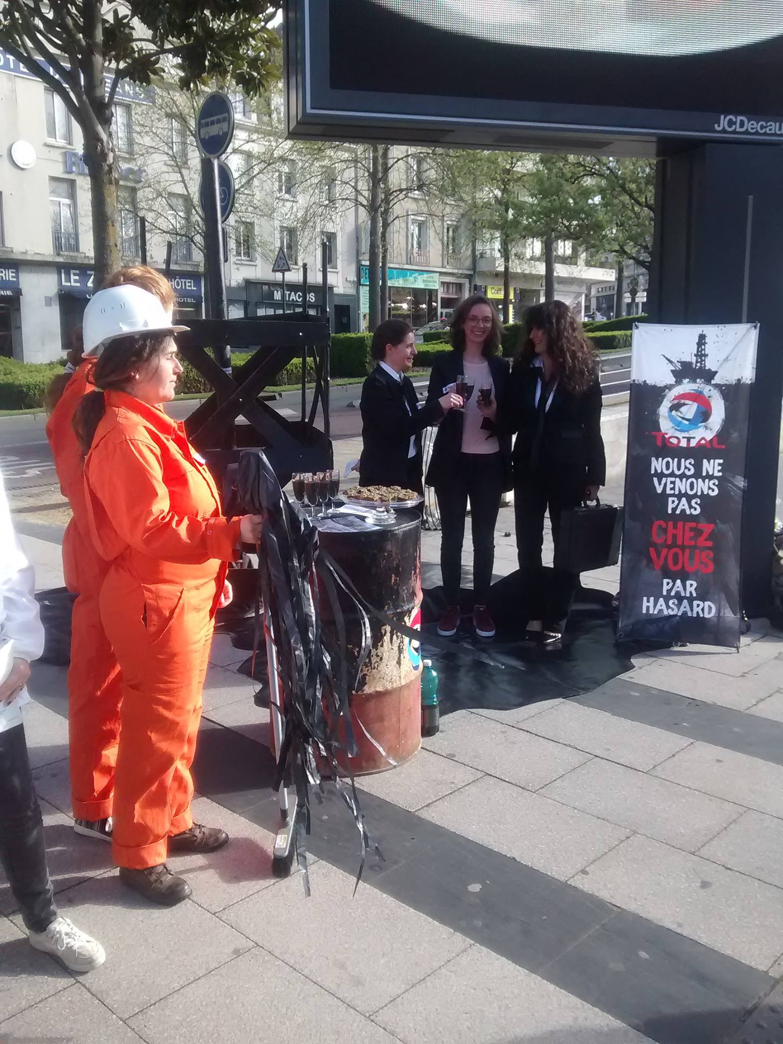 &nbsp;

Le 1er Avril 2017 une action a été menée par nos militants, en part