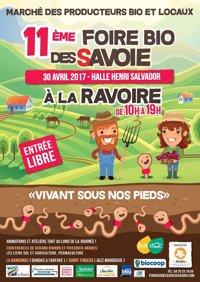 Nous avons tenu un stand d'information lors de la foire Bio organisée cette ann