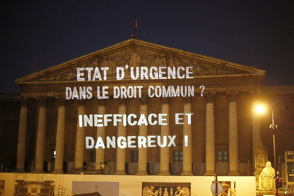 12 associations, des avocats et universitaires s’alarment des risques de dérive pour les libertés publiques que porte le projet de loi visant à renforcer la lutte contre le terrorisme et la sécurité intérieure