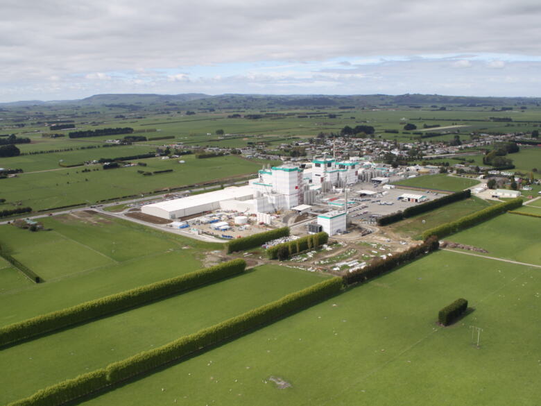 Usine de produits laitiers à Edendale