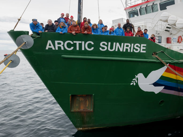 L'Arctic Sunrise en partance pour l'océan Antarctique