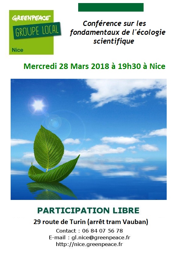 Vous souhaitez en savoir plus sur l'écologie?
Venez nous rejoindre le mercredi