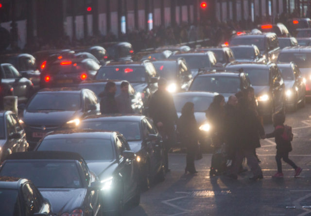 Embouteillage et pollution à Londres
