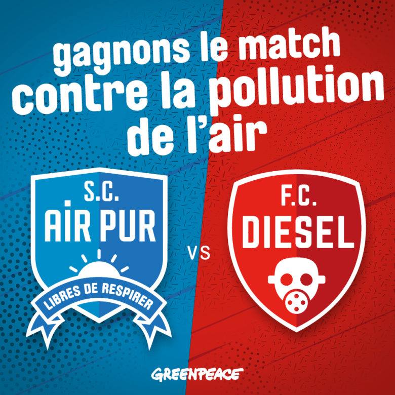 Faire du sport à Lyon et en plein air, une bonne idée pour se tenir en forme? 
Rien n'est moins sûr! Nos militants ont mesuré la pollution de l'air sur les terrains de sport proches de grands axes routiers. Conclusion : une forte concentration de dioxyde d'azote (dégagé par les véhicules roulant au diesel) est présente dans l'air et est inhalée par les sportifs qui jouent en plein air dans l’agglomération. 