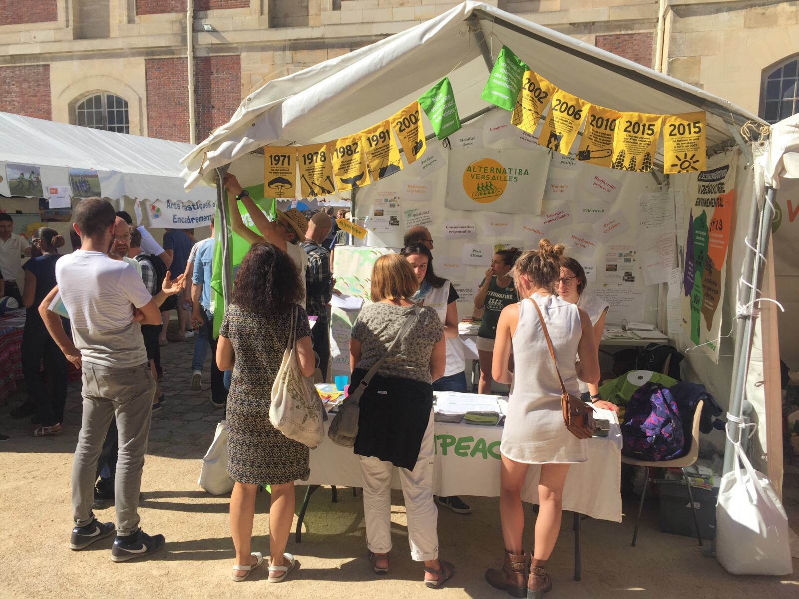 C'est la rentrée, et, comme chaque année, le groupe Greenpeace de Versailles �