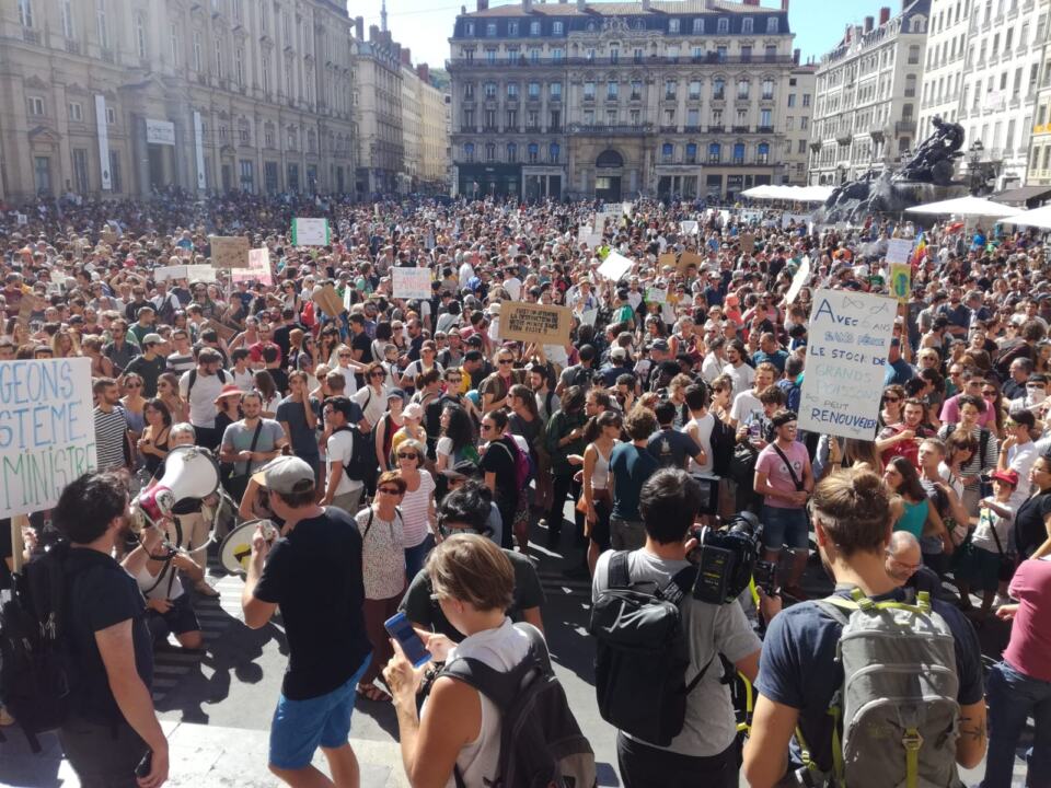 Hier a eu lieu la Marche pour le climat, mouvement populaire en réaction aux re