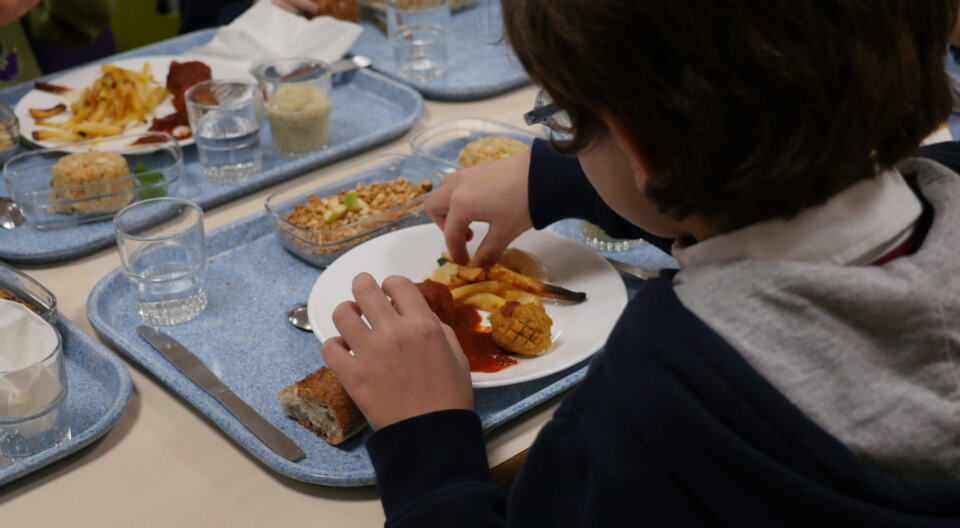 A quelle fréquence les enfants mangent-ils végétarien dans les cantines paris