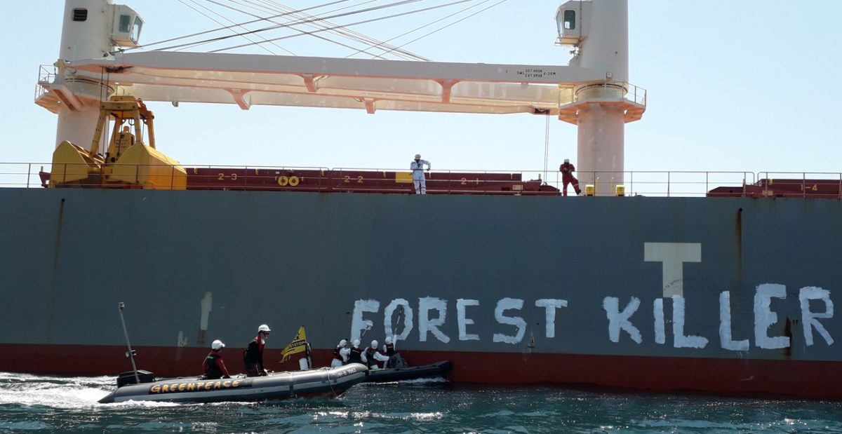 [Action] Greenpeace France Bloque L’arrivée D’un Bateau De Soja Au Port ...