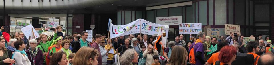 Ce samedi 25 mai, nous avons répondu à l'appel du collectif Saint-Quentinois p