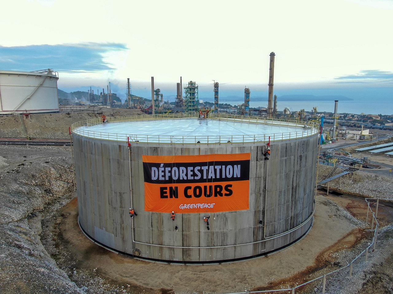 Mise à jour du 18 novembre : Alors qu'une poignée de député·es pro-Total ont voté le 14 novembre, en catimini et sans débat, un amendement pour reconduire jusqu'en 2026 la niche fiscale sur les agrocarburants à base d'huile de palme, Greenpeace et d'autres associations se sont mobilisées pour dénoncer ce vote dévastateur pour les forêts et le climat. Grâce à votre soutien, nous avons obtenu un second vote le lendemain, et l'amendement climaticide a été abandonné. Merci !  Cependant, la vigilance est de mise car le texte doit repasser en seconde lecture à l'Assemblée, et le Sénat doit aussi se prononcer... La mobilisation continue !
