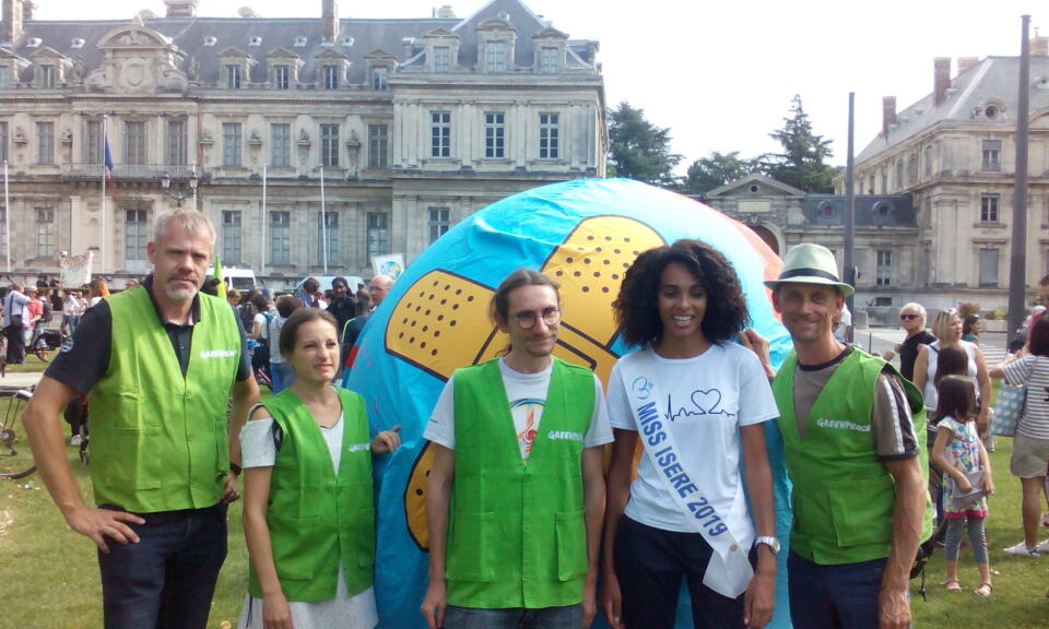 Une belle réussite, la marche pour le climat du 21 septembre 2019. Beaucoup de 