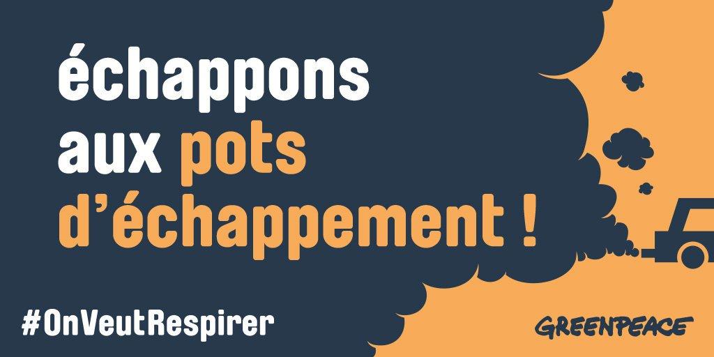 Présentation de la campagne Greenpeace #OnVeutRespirer à l'occasion de municip