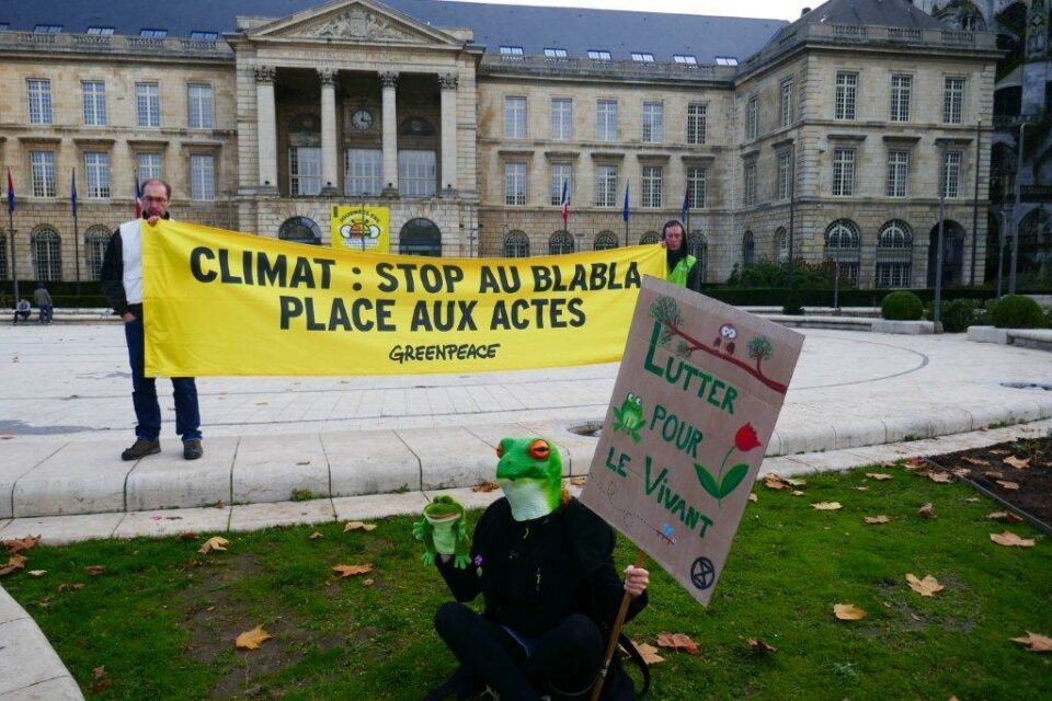 Ce samedi 30 novembre, le Groupe Local de Greenpeace Rouen a participé à une n