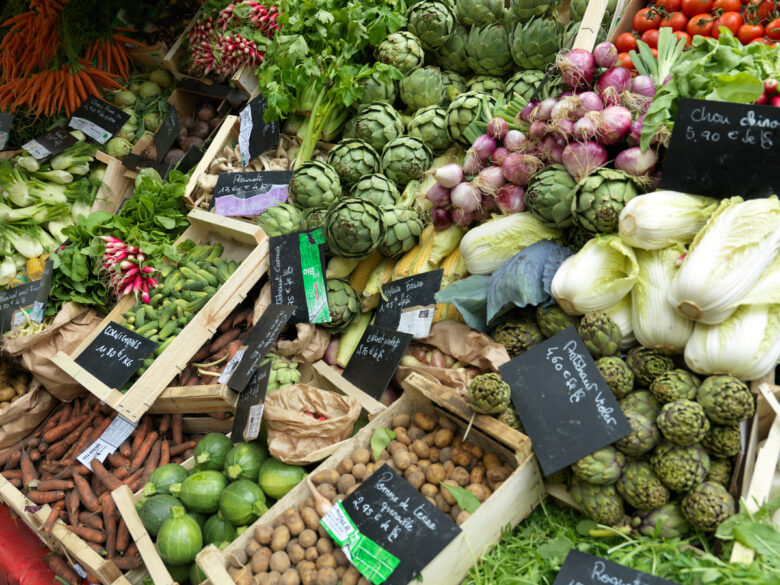 Ecological Produce at Farmers Market in Paris. © Peter Caton