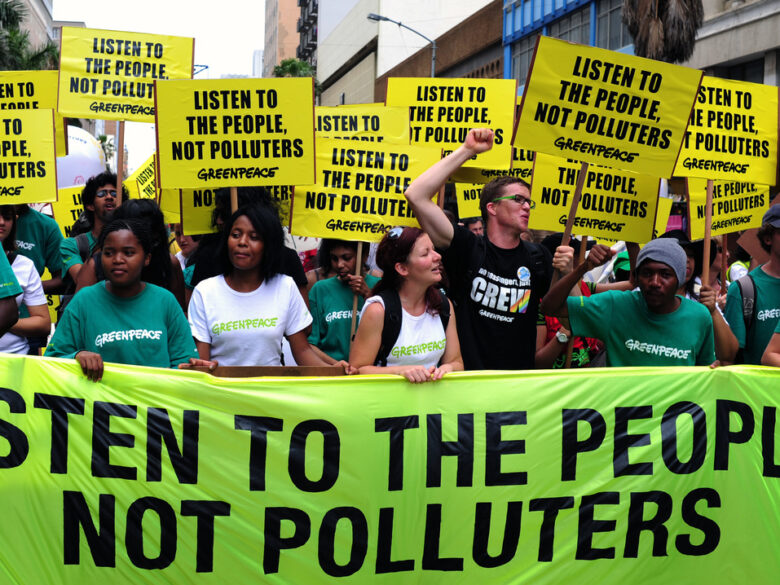 Climate Protest at COP 17. © Shayne Robinson