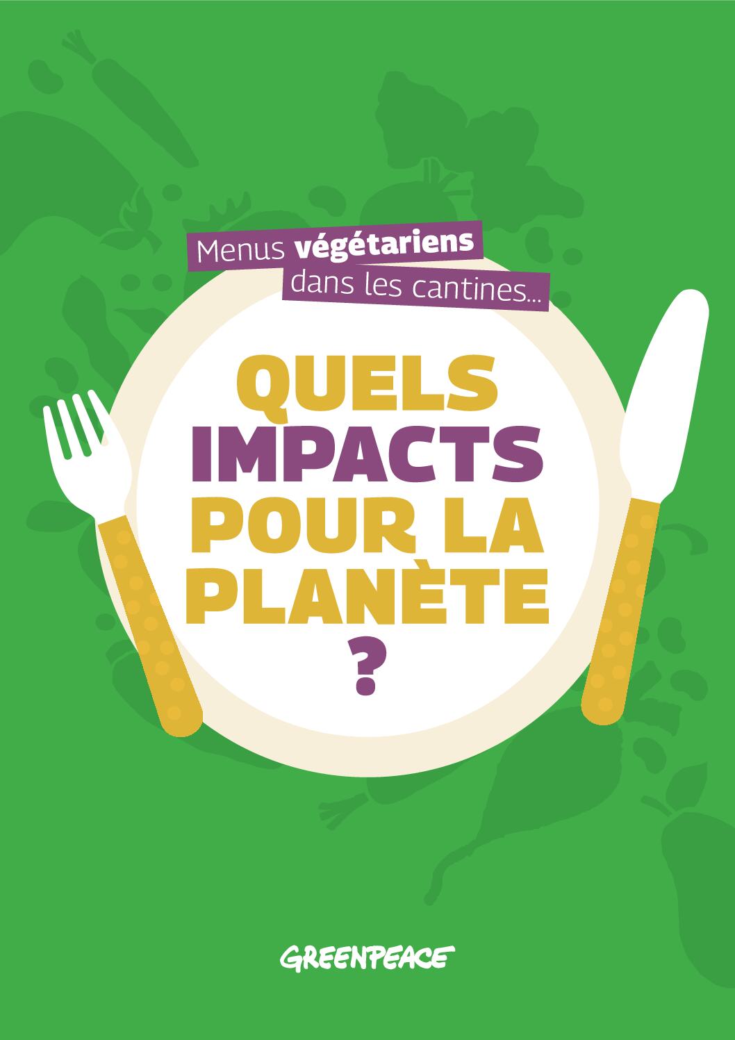 Menus végétariens dans les cantines : quels impacts pour la planète ?
