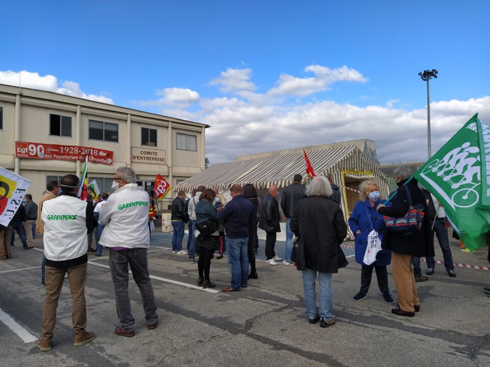 Ce vendredi 16 octobre, des militant.es du GL de Greenpeace Rouen se sont joints