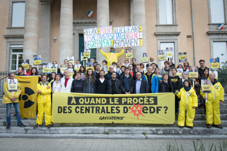 Second Trial for Exposing Nuclear EDF Plants Security Lack in France. © Elsa Palito