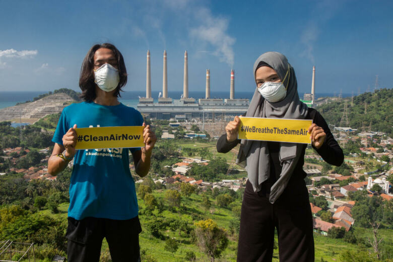 Clean Air Now Photo Op in Banten. © Rendra Hernawan