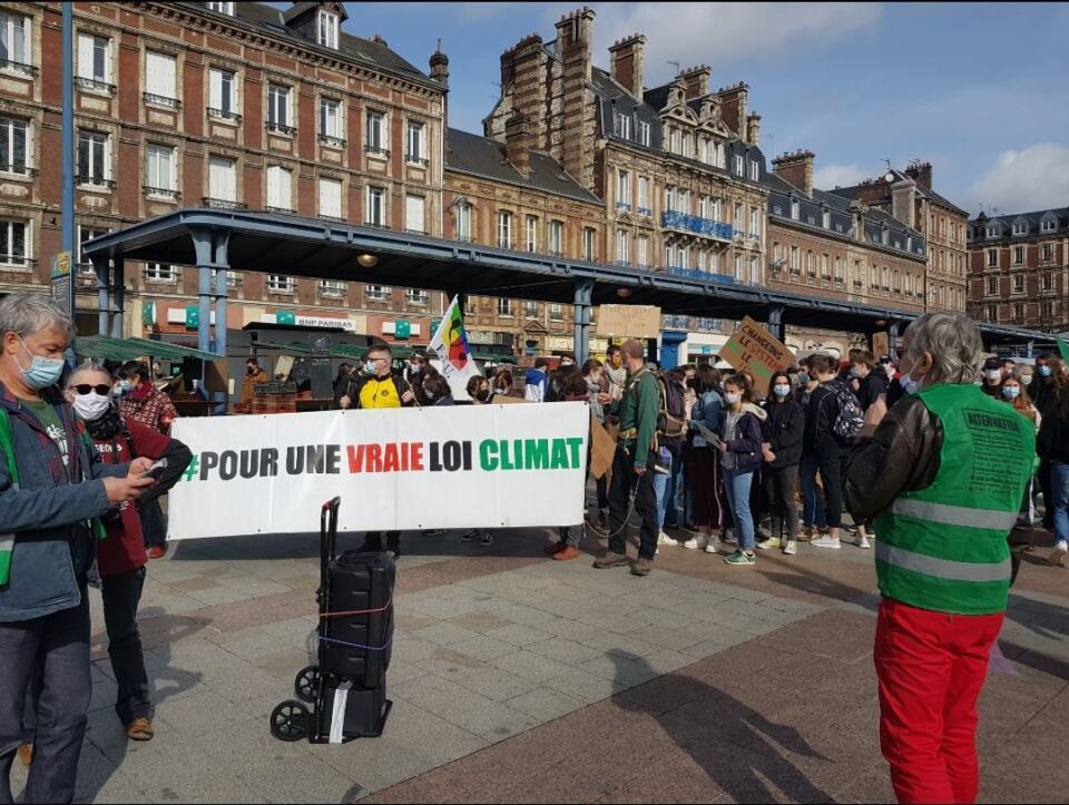 Ce dimanche, le GL a participé à la Marche Climat pour une vrai loi climat org