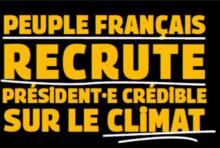 Marseille : les militants et militantes de Greenpeace se mobilisent sur la présidentielle
