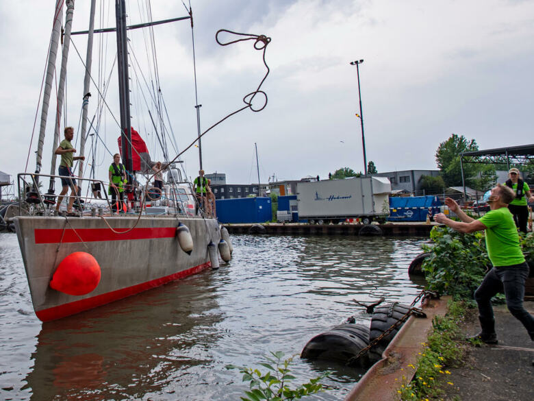 New Sailboat Pelagic Australis Transformed into Witness. © Marten  van Dijl