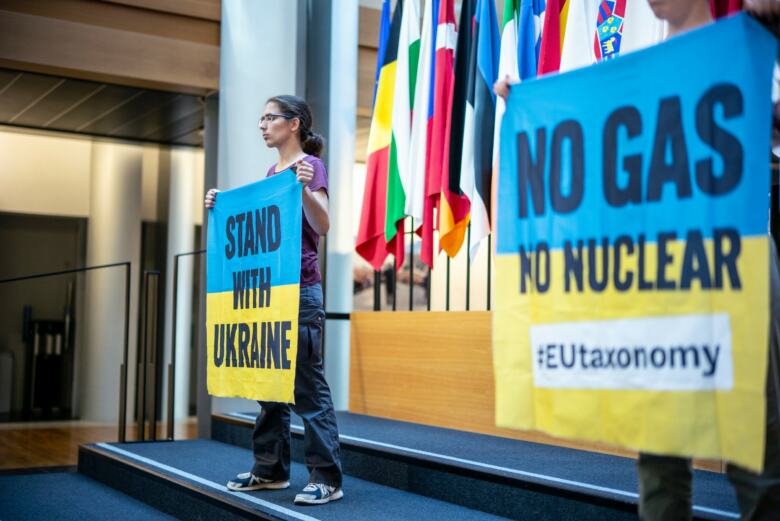Taxonomie : Greenpeace engage un recours contre le greenwashing de l’Union européenne sur le gaz fossile et le nucléaire.