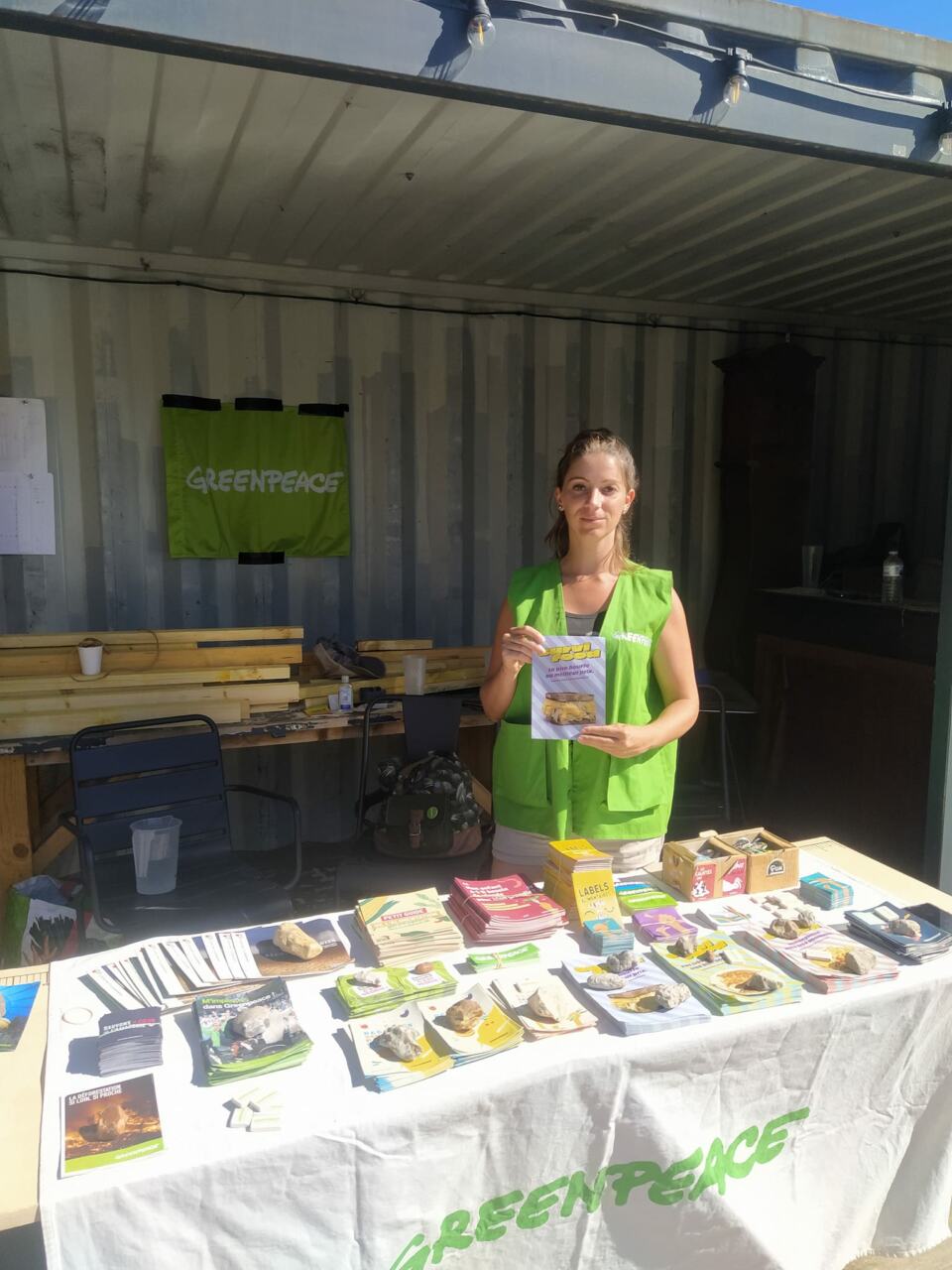 
Tenue de stand aujourd’hui au Quartier Libre pour présenter la sécurité s