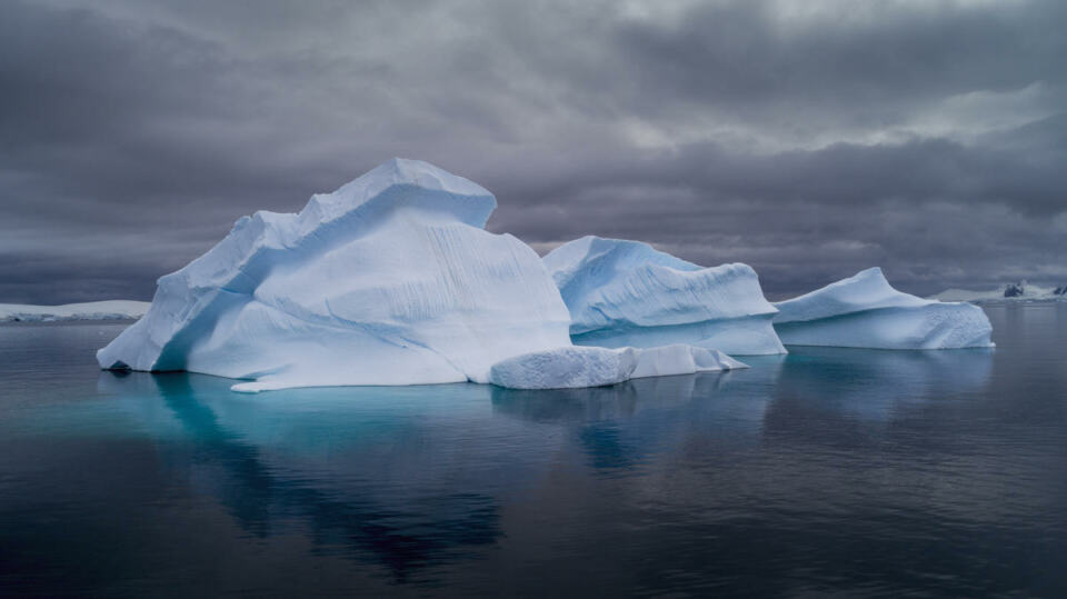  - Icebergs in Charlotte Bay, Antarctic Peninsula. Greenpeace is conducting scientific research and documenting the Antarctic’s unique wildlife, to strengthen the proposal to create the largest protected area on the planet, an Antarctic Ocean Sanctuary.