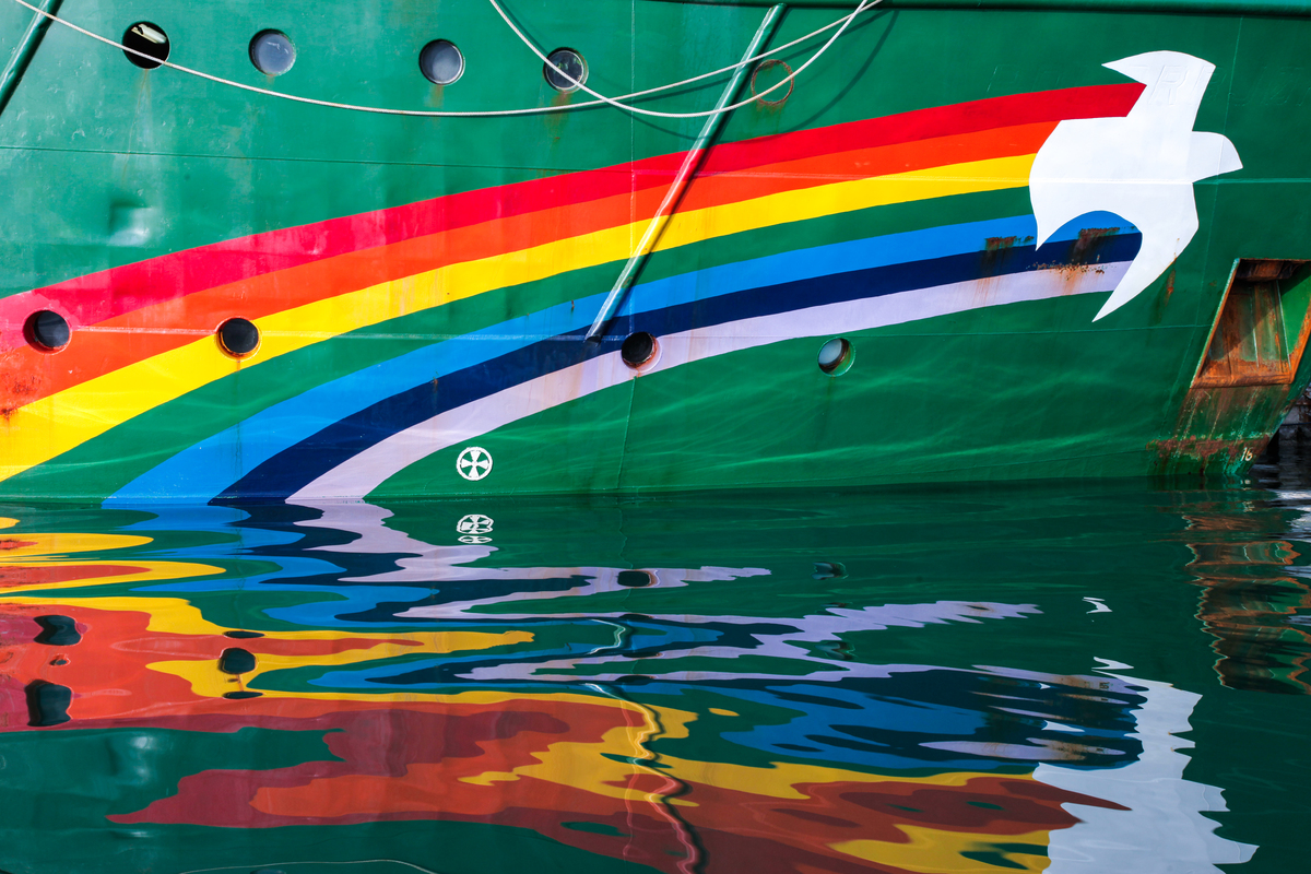  - The Arctic Sunrise during an open boat day in Denia, Spain. Greenpeace is on a European journey in support of sustainable fishing and to meet with local representatives from the growing movement.