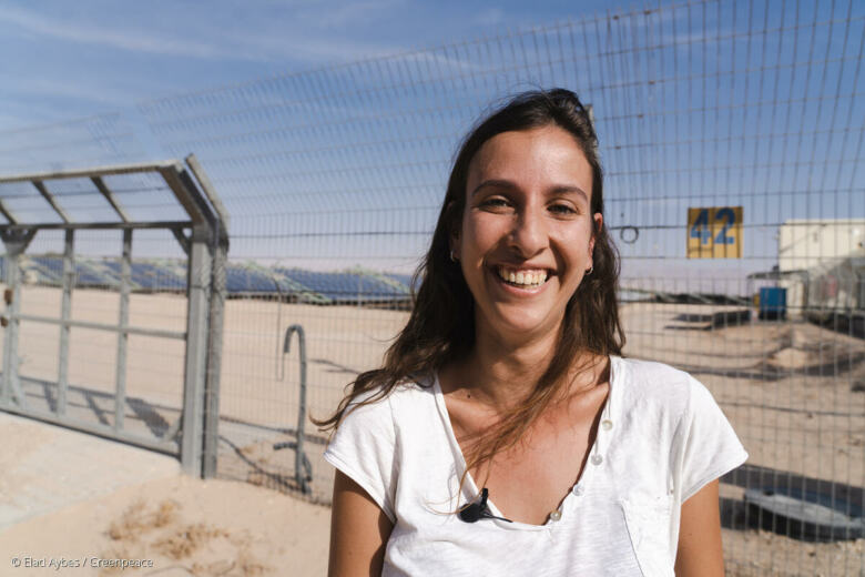 Dana Cohen, chargée de campagne sur les politiques climatiques pour Greenpeace Méditerranée, Israël