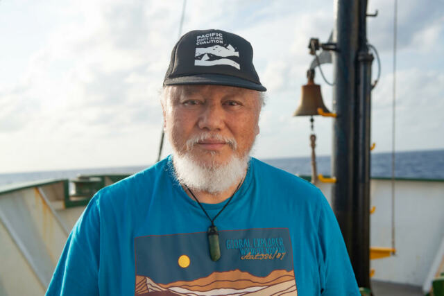 Uncle Sol on Arctic Sunrise Day before Arrival in Kingston.