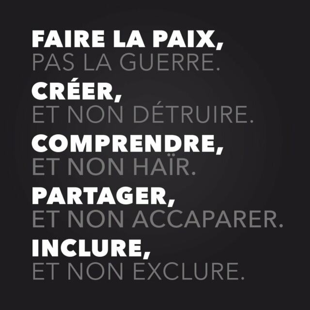 MoyenOrient déclaration de solidarité et appel à la paix